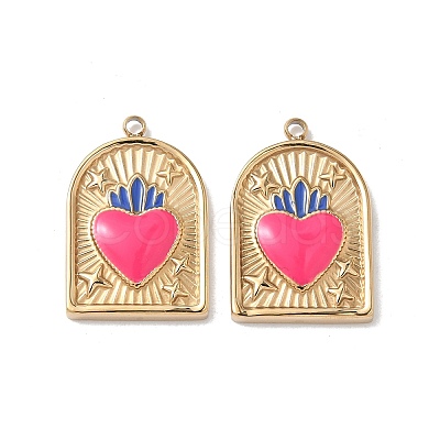 304 Stainless Steel Pendants STAS-H483-31G-03-1