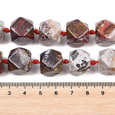 Natural Mexican Agate/Crazy Lace Agate Beads Strands G-B187-A01-01-1