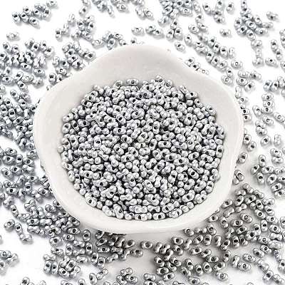Baking Paint Glass Seed Beads SEED-A033-04L-1