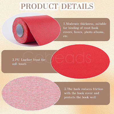 Imitation Leather Book Covers DIY-WH0491-92A-07-1