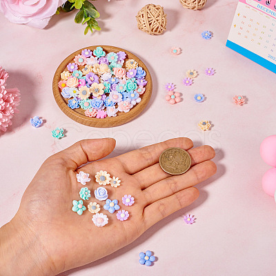 3 Bags Resin Cabochons RESI-TA0003-13B-1