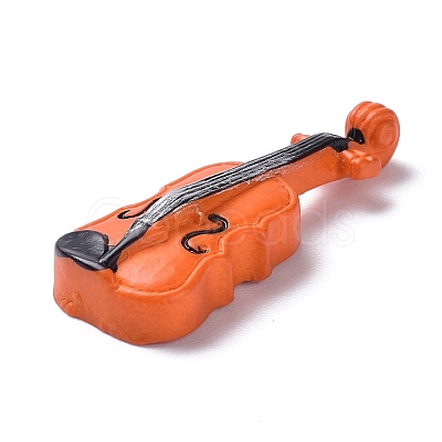 Creative Mini Resin Violin DJEW-C001-03-1