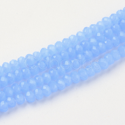 Imitation Jade Glass Beads Strands X-GLAA-R135-2mm-38-1