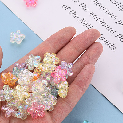 Transparent Acrylic Beads X-TACR-S154-45C-1