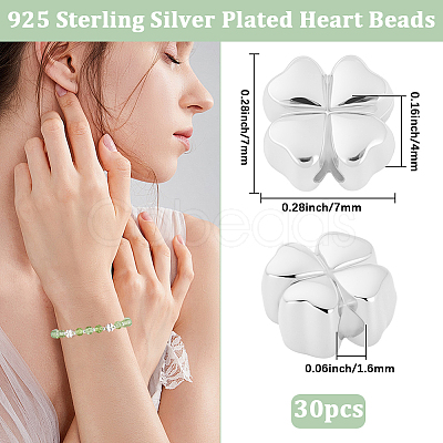 30Pcs Alloy Beads FIND-BBC0005-16B-S-1