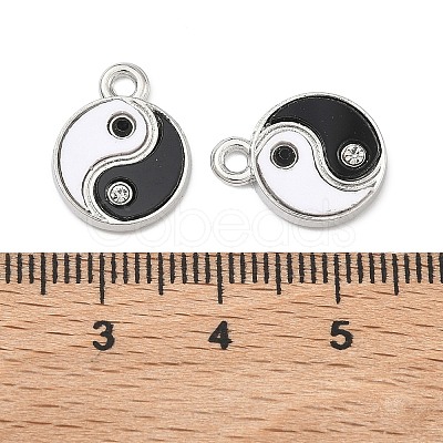 Alloy Rhinestone Pendants X-PALLOY-P319-03P-1
