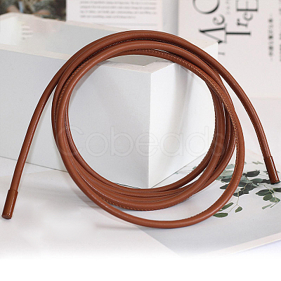 Round PU Leather Cord Tie Knot Belts for Dress DIY-WH20007-802A-04-1