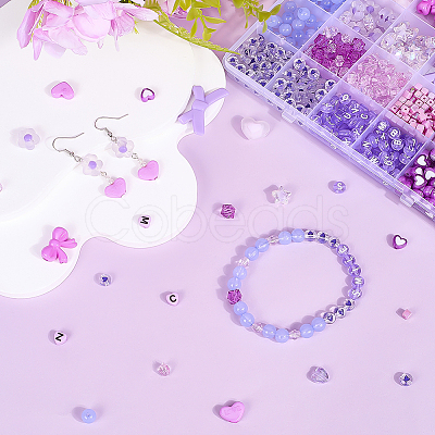 828Pcs 16 styles Acrylic Beads MACR-SP0001-65C-1