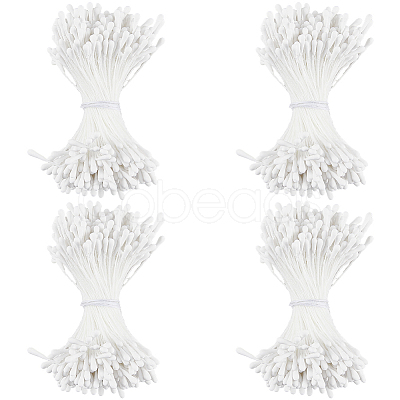 Gypsum with Cotton Cord Artificial Flower Core DIY-WH20007-36A-09-1