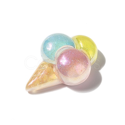 Summer Theme Opaque Resin Cabochons RESI-G106-01E-1