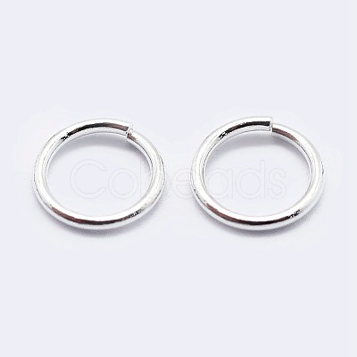 925 Sterling Silver Open Jump Rings STER-F036-02S-1x4mm-1