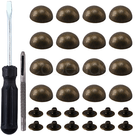 20 Bags Alloy Studs Rivets FIND-CL0002-03AB-1