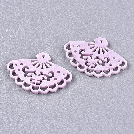 Resin Pendants CRES-R195-02B-1