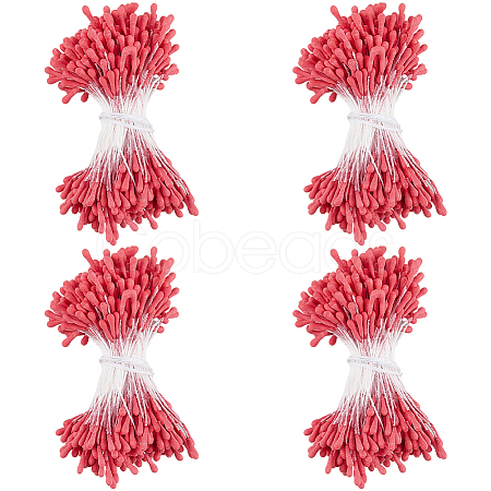Gypsum with Cotton Cord Artificial Flower Core DIY-WH20007-36A-08-1