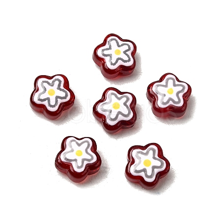 Handmade Glass Enamel Beads GLAA-K070-03E-1