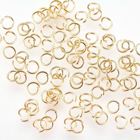 304 Stainless Steel Open Jump Rings STAS-P204-04G-1
