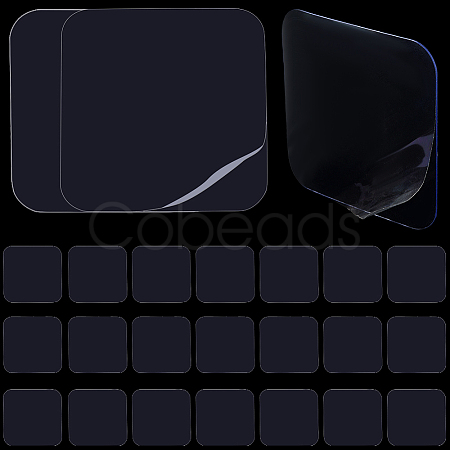 40Pcs Square Transparent Silicone Double-sided Tape DIY-SC0031-07-1
