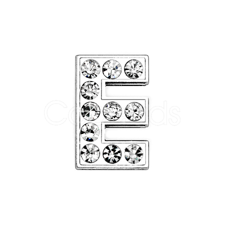 Eco-Friendly Zinc Alloy Slide Charms LS-ALRI-WH0001-01P-E-1