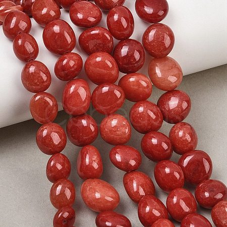 Dyed Natural White Jade Beads Strands GG-CBACF26-B01-06-1