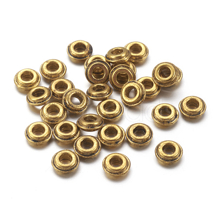 Tibetan Style Alloy Spacer Beads X-GLF0556Y-1