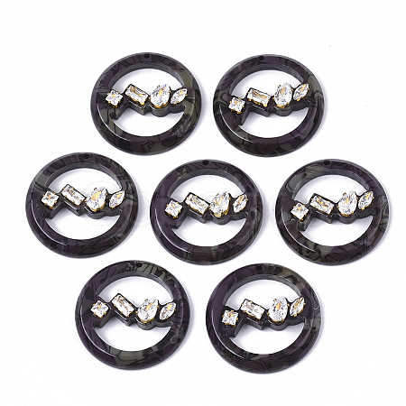 Cellulose Acetate(Resin) Pendants KY-S163-101B-02-1