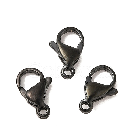 Ion Plating(IP) 304 Stainless Steel Lobster Claw Clasps STAS-AB10-B-1
