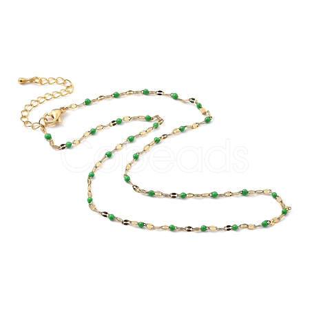 304 Stainless Steel Link Chain Necklaces NJEW-JN03084-07-1