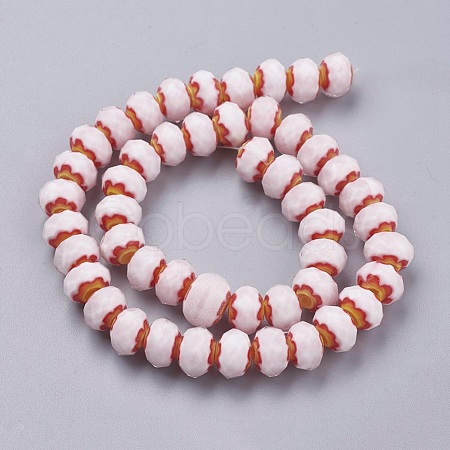 Handmade Lampwork Beads Strands LAMP-F014-E02-B-1