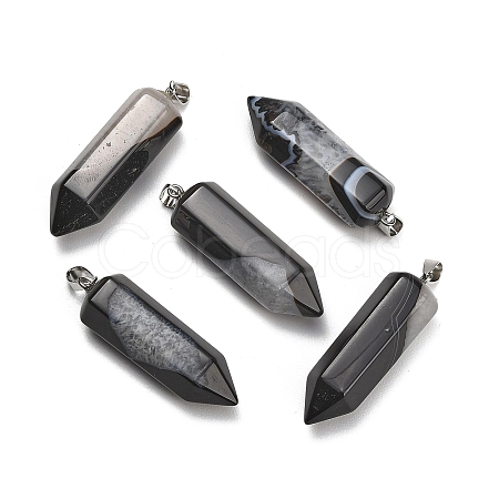 Natural Crystal Core Agate Pendants GG-CBAA0EE-02P-08-1