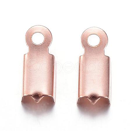 Ion Plating(IP) 304 Stainless Steel Folding Crimp Ends STAS-D167-62RG-1