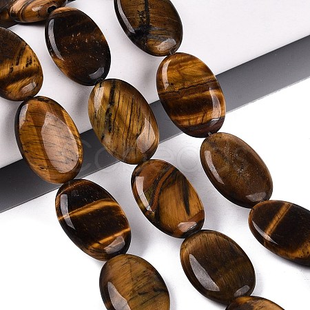 Natural Tiger Eye Beads Strands G-Q606-109-1