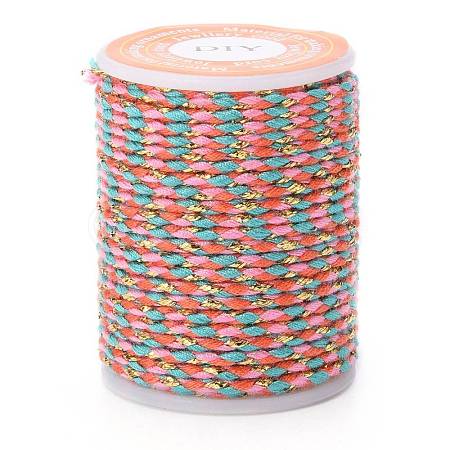 4-Ply Polycotton Cord with Metallic Thread OCOR-Z003-D32-1