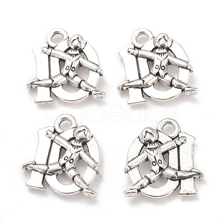 Tibetan Style Alloy Pendants TIBE-XCP0000-05AS-NR-1