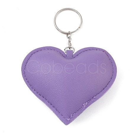 PU Leather Keychain AJEW-L032-01A-1