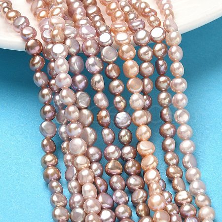Natural Cultured Freshwater Pearl Beads Strands PEAR-C004-21D-1