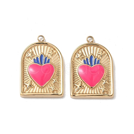 304 Stainless Steel Pendants STAS-H483-31G-03-1