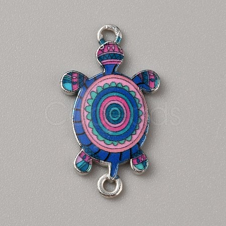 Alloy Enamel Connector Charms LS-ENAM-WH0061-47J-1