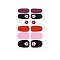 Flower Series Full Cover Nail Decal Stickers, Self Adhesive, Nail Decoration for Women Girls Kids, Colorful, 25.5x10~16.5mm, 12pcs/sheet