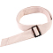 Tie a Knot Cloth Waist Belts with Buckle, for Coat Decoration, Floral White, 70-1/8 inch(178cm)