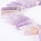 Natural Amethyst Gemstone Bead Strands, Rough Nuggets, 17~53x6~18x4~10mm, Hole: 2mm, about 35~41pcs/strand, 15.75 inch