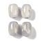 Resin European Beads, Large Hole Beads, Imitation Cat Eye, Barrel, Light Grey, 16x12mm, Hole: 5.2mm