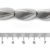 Electroplated Non-magnetic Synthetic Hematite Beads Strands G-P518-01B-4