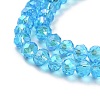 Electroplate Glass Beads Strands EGLA-A034-T2mm-L03-3