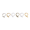 Brass Leverback Earring Findings KK-JP0010-07-2