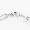 Tarnish Resistant 304 Stainless Steel Paperclip Chains X-STAS-I146-01P-2