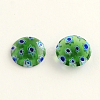 Handmade Millefiori Glass Cabochons LK-R006-08-2