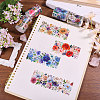 4Pcs 4 Colors PET Decorative Stickers DIY-PH0032-39-6