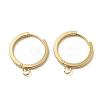 201 Stainless Steel Huggie Hoop Earrings Findings STAS-A167-01H-G-1