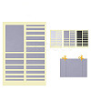 EVA Plastic Ring Size Adjustment Stickers Set FIND-PW0021-17C-1