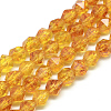 Natural Citrine Beads Strands X-G-S149-09-10mm-1